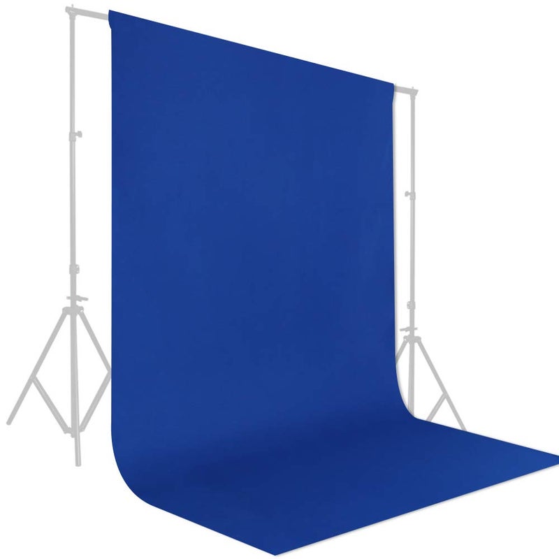 GFCC 6FT x 10FT Royal Blue Backdrop Background Blue Photo Background Photography Backdrop for Photoshoot Screen for Video Recording Picture - Image 2